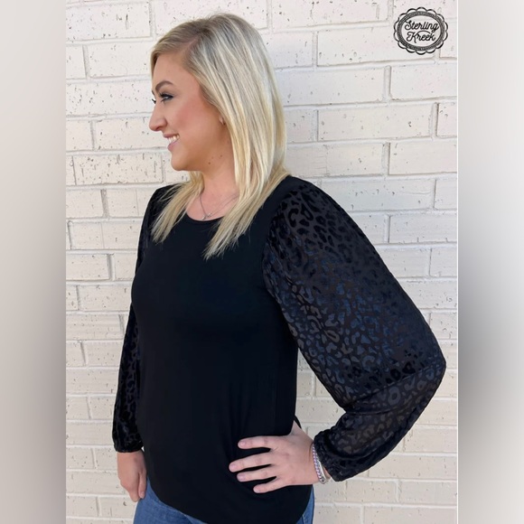 Leopard Nights Top - Picture 2 of 5